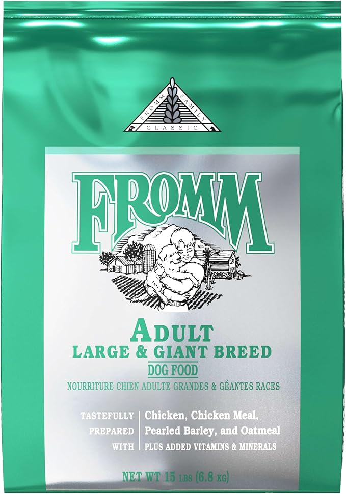 Fromm Classic Adult Large & Giant Breed Dog Food - Premium Dry Dog Food for Large & Giant Breeds - Chicken Recipe - 15 lb