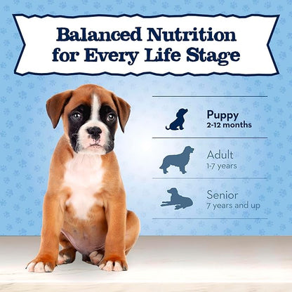 Blue Buffalo Baby Blue Natural Small Breed Puppy Dry Dog Food, Healthy Growth Formula with DHA, Chicken and Oatmeal Recipe, 4-lb Bag