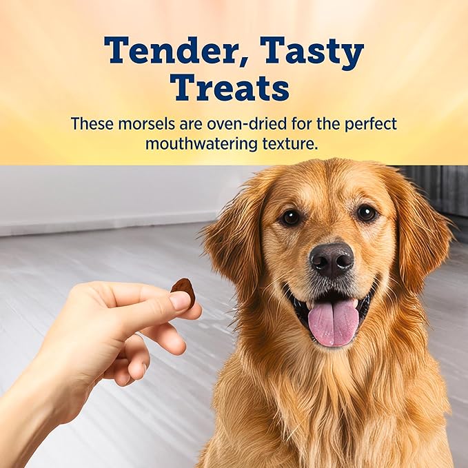Blue Buffalo True Chews Premium Morsels Dog Treats, Made in The USA with Natural Ingredients, Steak, 10-oz Bag