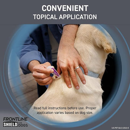 FRONTLINE Shield Flea & Tick Treatment for Small Dogs 11-20 lbs. Count of 6
