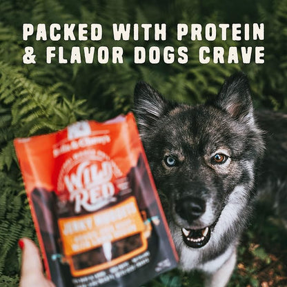 Stella & Chewy's Wild Red Jerky Nuggets - 90% Protein-Rich Beef & Lamb Dog Treats - Grain-Free Training Rewards for All Breeds - Made in USA - 6 oz Bag