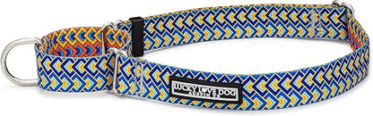 Lucky Love Dog Martingale Dog Collar - Adjustable, No-Slip, Durable, & Soft Webbing Collar for Male and Female Dogs Ideal for Training & Walking - Murphy, Small