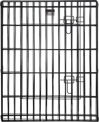 Dog Playpen - Foldable Metal Exercise Puppy Play Pen with 8 24x30in Panels - Indoor/Outdoor Pen with Door for Dogs, Cats or Small Animals by PETMAKER