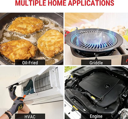 TempPro TP410 Infrared Thermometer Gun Non-Contact Laser Thermometer Gun for Cooking, Temperature Gun with Range -58℉~1022℉ for Pizza Oven Accessories, Griddle, HVAC, Engine(Previously ThermoPro)