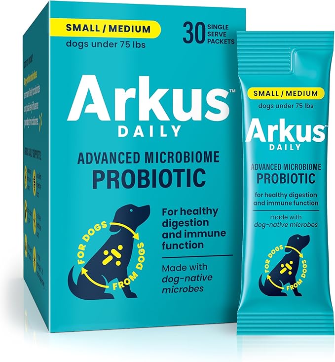Small/Medium Dog Probiotic, the Only Product Made with Microbes Native to the Gut of Healthy Dogs, Supports Better Digestion, Gut Health, and Immune System, Maintains a Healthy Microbiome