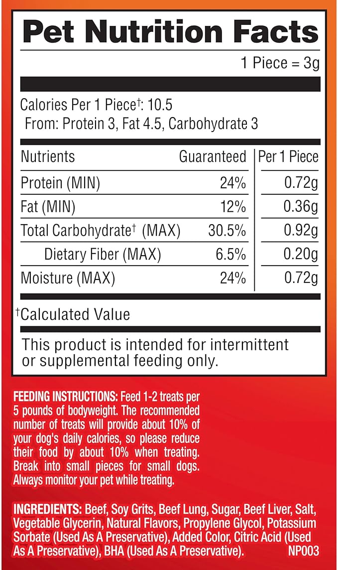 Pup-Peroni Minis Original Beef Recipe Dog Treats, 5.6 Oz. Bag, (Pack of 8)