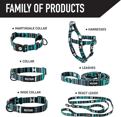 Wolfgang Heavy Duty Adjustable Dog Harness, Pull-Tested for Walking & Training, WesternSky Print, Small