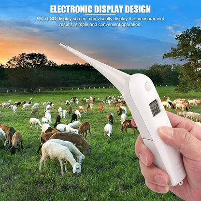 EVTSCAN Professional Pet Veterinary Thermometer, LCD Display Fast Digital Thermometer for Livestock Pigs Cattle Sheep Dogs Horse