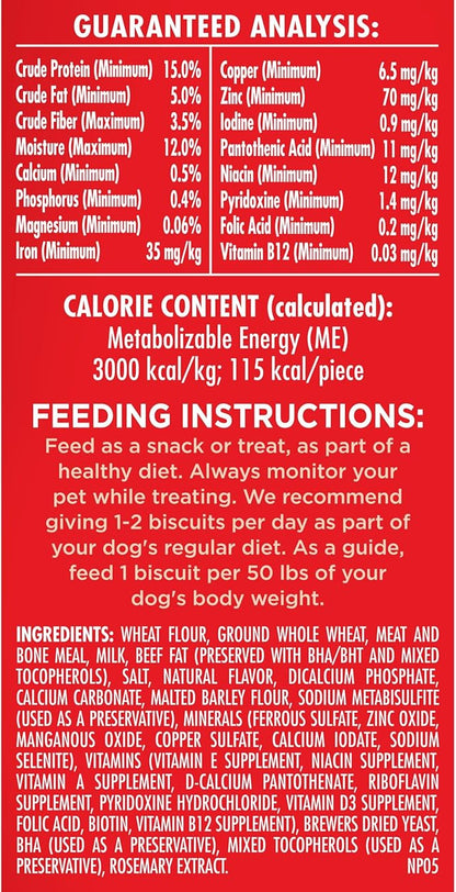 Milk-Bone Dog Treats Bundle: MaroSnacks Beef 40 Ounce + Original Large Biscuits 10 Pound