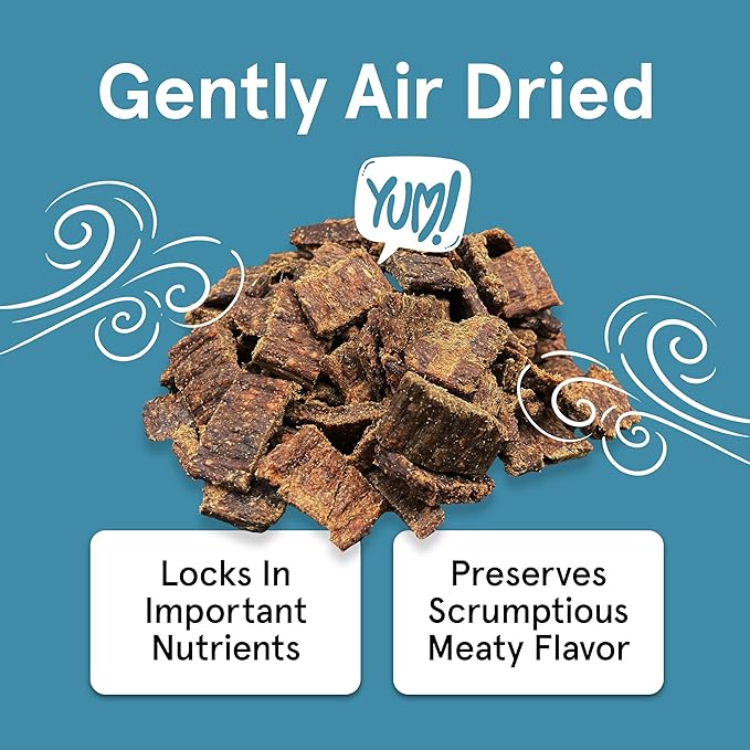 TRMC Real Meat Dog Treats - Two 12oz Bag of Bite-Sized Air-Dried Fish & Venison Jerky for Dogs - Grain-Free Jerky Dog Treats Made up of 95% All-Natural, Free-Range Venison & Ocean-Caught Fish