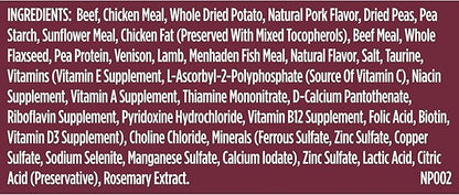 Nutrish High Protein Beef, Potato & Peas Recipe with Venison & Lamb Dry Dog Food, 4 lb. Bag, Packaging May Vary (Rachael Ray)