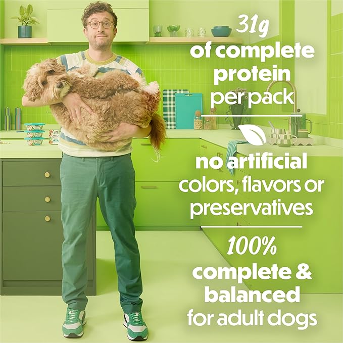 Purina Beneful Freshly Prepared Blends Wet Dog Food With Chicken, Carrots, Peas and Wild Rice - (Pack of 8) 10 oz. Tubs