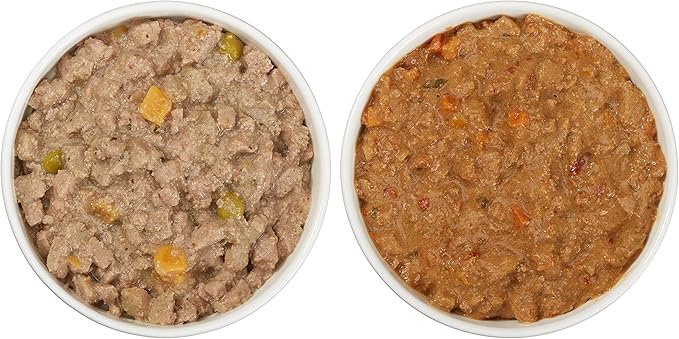 Amazon Brand – Wag Wet Dog Food Cups, Chicken & Beef in Gravy Variety Pack, 3.5oz, 12 pack