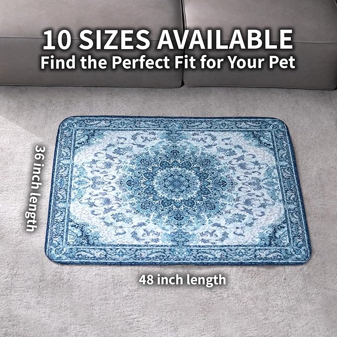 Washable Pee Pads for Dogs, Reusable Puppy Potty Training Pads, Ultra-Absorbent Thick Waterproof Leak-Proof Non-Slip Pads & Mat for Crate, Playpen, Floor, Whelping & Housebreaking , 2 Pack 36"x48"