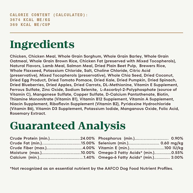 Nutro Ultra Dry Dog Food for Adult Dogs with a Trio of Proteins from Chicken, Lamb and Salmon, 13 lb. Bag