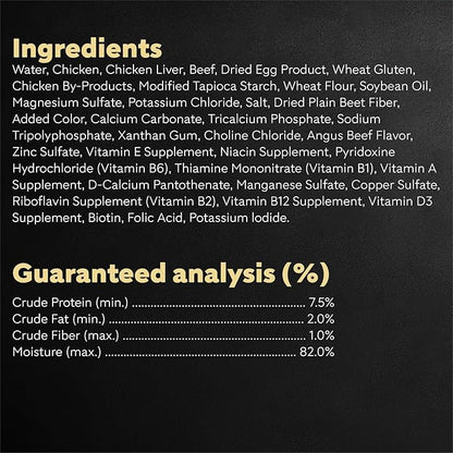 Cesar Filets in Gravy Wet Dog Food, Angus Beef Flavor, 1.76 oz. Mini-Pouch, 20 Count
