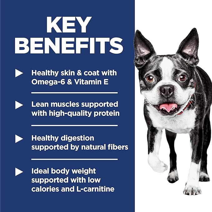 Hill's Science Diet Light, Adult 1-6, Weight Management Support, Small Kibble, Dry Dog Food, Chicken & Barley, 5 lb Bag