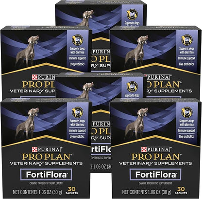Purina Diet FortiFlora Supplement For Dogs 30/pk Pack of 6