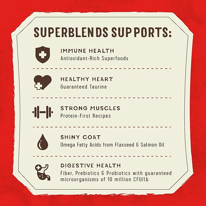 Stella & Chewy's SuperBlends Raw Blend Wholesome Grains Wild-Caught Whitefish & Salmon Recipe with Superfoods, 21 lb. Bag