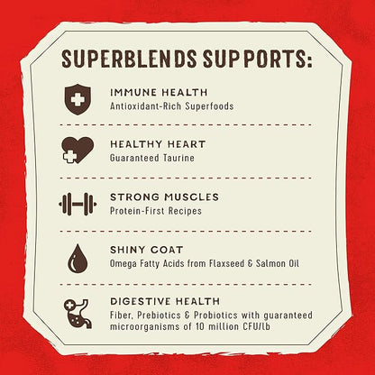 Stella & Chewy's SuperBlends Raw Blend Wholesome Grains Wild-Caught Whitefish & Salmon Recipe with Superfoods, 21 lb. Bag