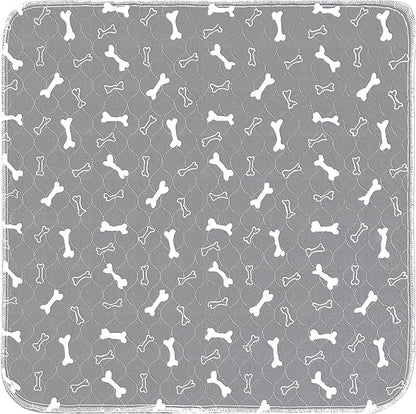 Washable Pee Pads for Dogs, 2 Pack Dog Pee Pads Washable, Waterproof Puppy Pads Mat Reusable Fast Absorbent Dog Potty Training Pads, Whelping Pads for Playpen Crate - 24”x24”