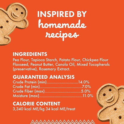 Cloud Star Buddy Biscuits 14 oz. Box of Grain-Free Crunchy Dog Treats Made with Natural Peanut Butter,(Pack of 2)