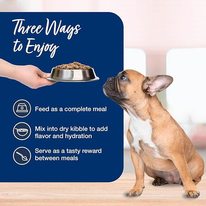 Blue Buffalo Blue's Stew Natural Wet Dog Food, Made with Natural Ingredients, Hearty Beef and Country Chicken Variety Pack, 12.5-oz Cans, 6 Count