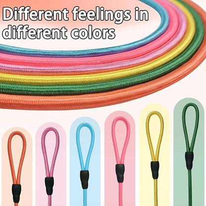 FOVRLZSE 6-Pack Nylon Slip Leads, 4.6FT for Small to Medium Dogs. 10mm high-Density Braided Nylon with Upgraded TPU Non-Slip Buckle, Macaron Colors, Perfect for Daily Walking & Puppy Training.