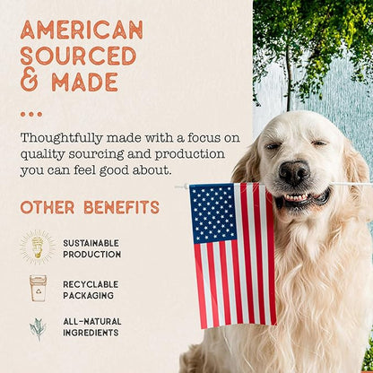 Dog Treat Naturals Superfood Sticks, Pork & Peach, 10oz Bag | Dog Chew Sticks | All-Natural, Pet Training Treats | Joint-Skin-Coat Health | USA Made