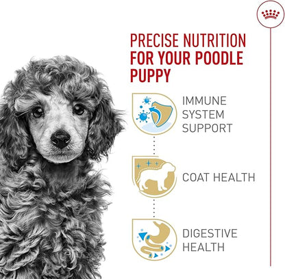 Royal Canin Breed Health Nutrition Poodle Puppy Dry Dog Food, 2.5 lb Bag