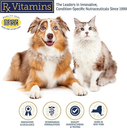 Rx Vitamins Hepato Support for Dogs & Cats - Liver Support Supplement with Milk Thistle for Dogs and Cats - Hepatic Dog Supplement Enriched with Vitamin B Complex - 180 Capsules