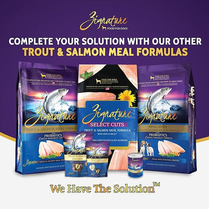 Zignature Trout & Salmon Limited Ingredient Formula Dry Dog Food Small Bites 4lb