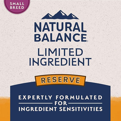 Natural Balance Limited Ingredient Small-Breed Adult Grain-Free Dry Dog Food, Reserve Duck & Potato Recipe, 4 Pound (Pack of 1)