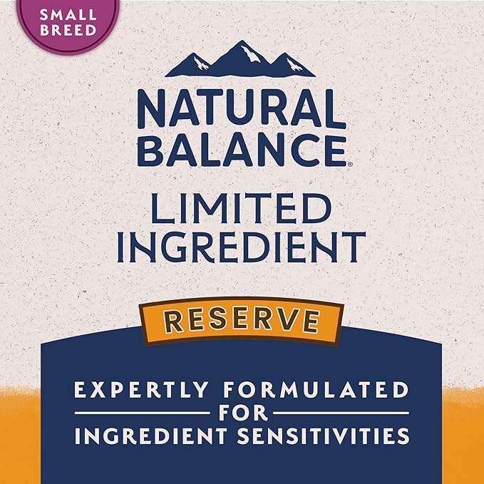 Natural Balance Limited Ingredient Small-Breed Adult Grain-Free Dry Dog Food, Reserve Duck & Potato Recipe, 12 Pound (Pack of 1)