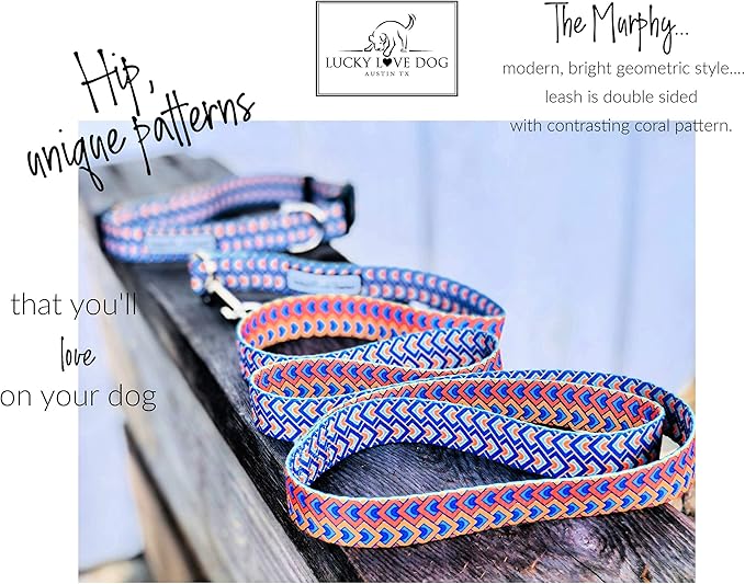 Lucky Love Dog - Adjustable Dog Collar with Easy Click Buckle for Large Ones, Durable, & Comfortable for Male & Female Dogs, Pet Collar for Puppies & Adult Dogs - Murphy, Extra Large