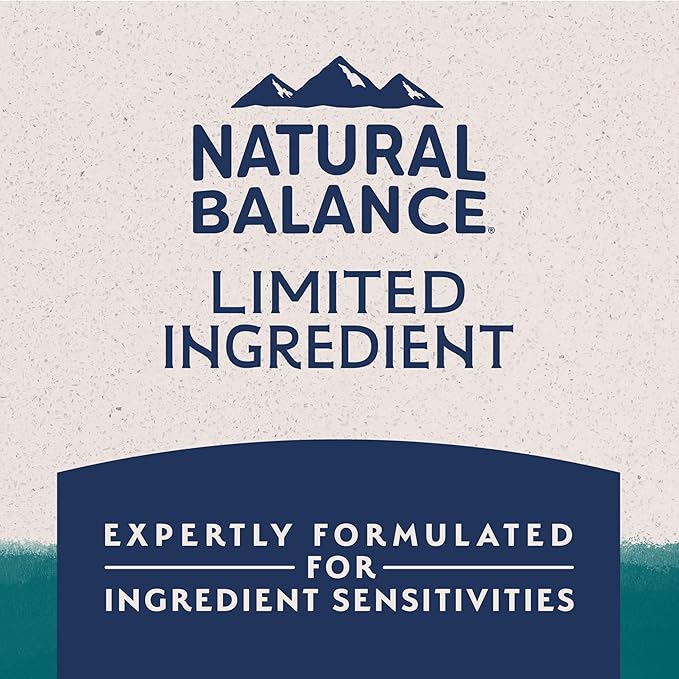 Natural Balance Limited Ingredient Adult Dry Dog Food with Healthy Grains, Chicken & Brown Rice Recipe, 24 Pound (Pack of 1)