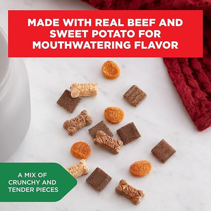 Milk-Bone Trail Mix with Real Beef & Sweet Potato, Crunchy & Chewy Dog Treats, 8 Oz. Bag