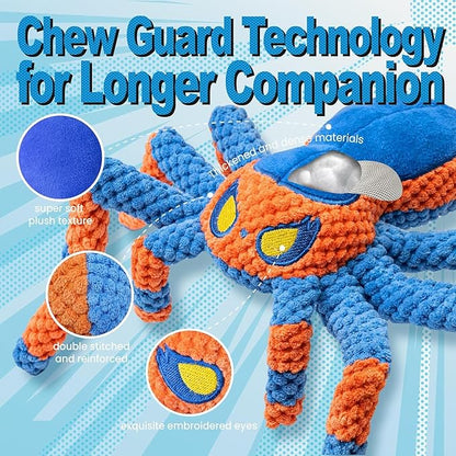 LEGEND SANDY Squeaky Dog Toys- Plush Dog Toys with Soft Fabric for Small, Medium, and Large Dogs Daily Companionship, Training Reward Gift