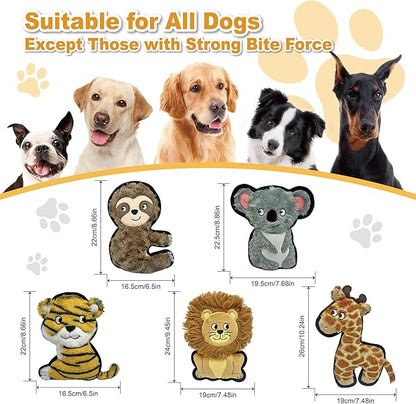 Brown Sloth Plush Squeaky Dog Toy for Chewers Puppy Teething Chew Toy Cute Soft Funny Durable Stuffed Animal Interactive Fetch Dog Toy for Small Medium Large Dogs Toy Gift 22cm/8.66in
