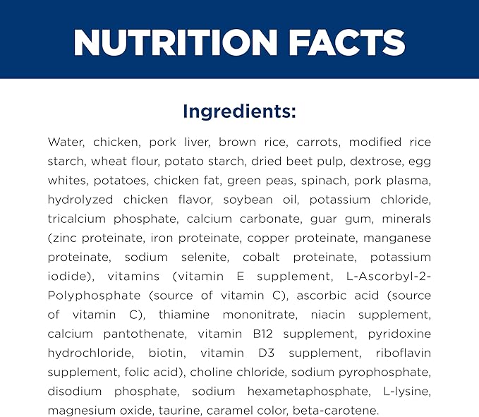 Hill's Science Diet Adult 1-6, Adult 1-6 Premium Nutrition, Wet Dog Food, Chicken & Vegetables Stew, 12.8 oz Can, Case of 12