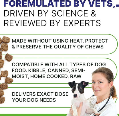 Advanced Hemp Calming Treats for Dogs - Anxiety Relief Calming Chews - Separation Aid - Stress Relief During Fireworks, Storms, Thunder - Aggressive Behavior, Barking - Made in USA - 240Ct