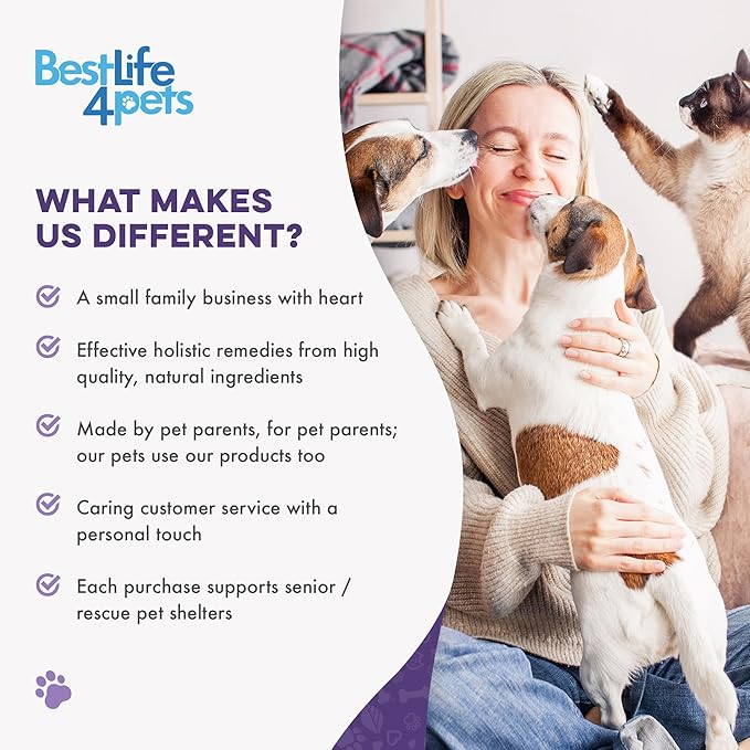 Peaceful Paws Dog Behavior Support – Natural Dog Anxiety Relief and Calming Care for Dogs – Gentle Aid for Separation Anxiety Relief for Dogs, Barking, Travel & Aggression ( 400 Tiny Pills)