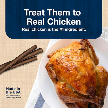 Blue Buffalo Stix Natural Soft-Moist Dog Treats Chicken Recipe 6-oz Bag