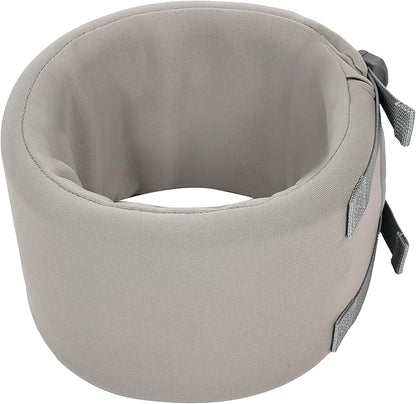Dog Neck Brace for Pet After Surgery Recovery Adjustable Breathable Neck Cervical Cone，Dog Cone Collar Recovery Head Cone for Small Medium Dogs Puppies Kittens with Spinal IVDD Lssues (Gray,L)