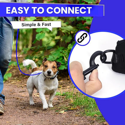 Waterproof Dog Leash 10ft, 16ft, 30ft, 50ft PVC Recall Long Line Dog Leash Beach Swimming Tracking Training Dogs Lead for Small, Medium and Large Dogs