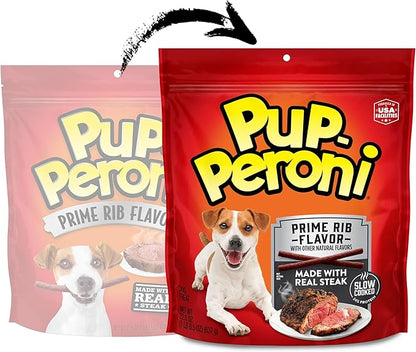 Pup-Peroni Prime Rib Flavor Dog Treats, 22.5 Oz. Bag