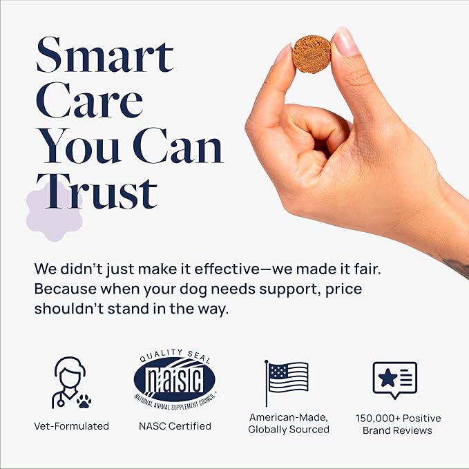 Veterinary Formula Pet Calm 120ct – Vet-Formulated Calming Chews for Dogs with L-Theanine, L-Tryptophan for Behavior Support, Relaxation Treats, Puppy Chews for Stressful Situations, Dog Calming Aid