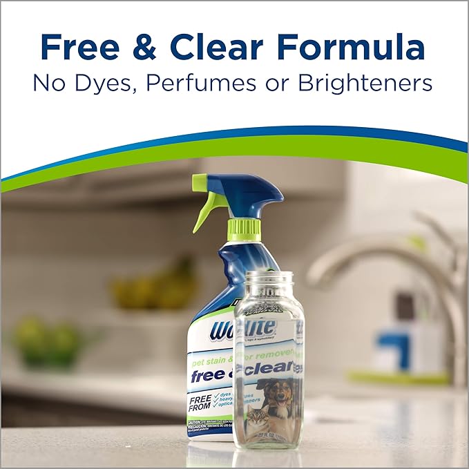 Bissell Woolite Free & Clear, Pet Stain & Odor Remover, 22oz (Pack of 2), 2719