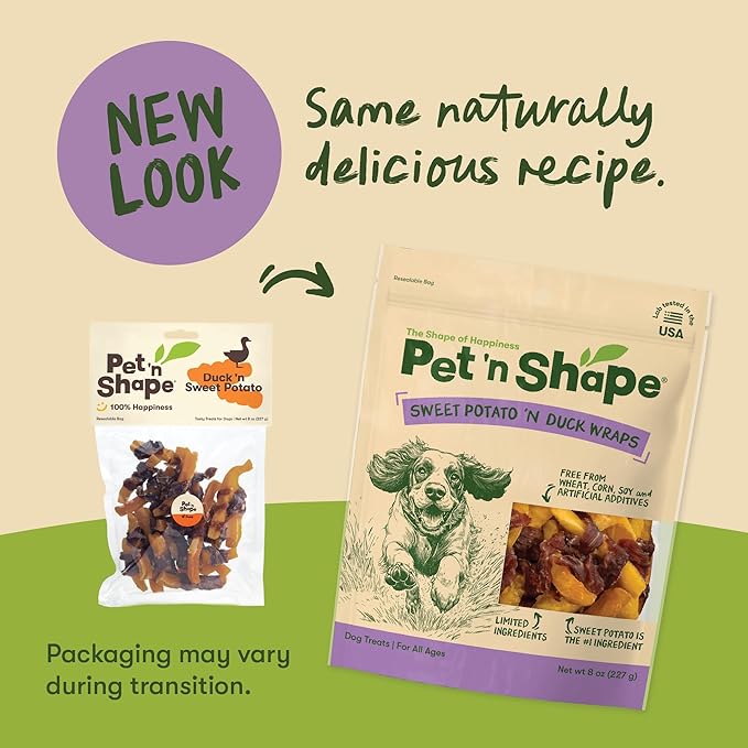 Pet 'n Shape Sweet Potato Chews Jerky Dog Treats - 16 Ounce