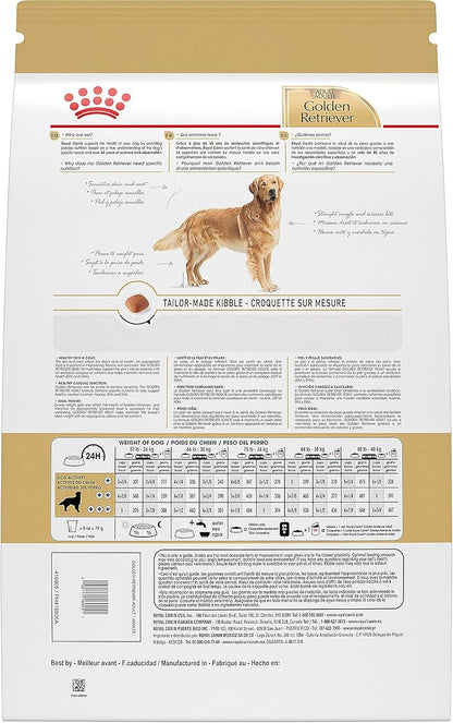 Royal Canin Breed Health Nutrition Golden Retriever Adult Dry Dog Food, 17 lb Bag